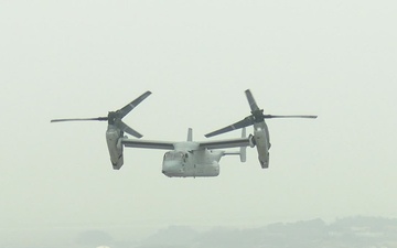 VMM-262 Marines fly over USAG Humphreys during KMEP 26.1