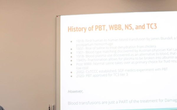 U.S. Army medic trains Estonian troops on conducting blood transfusions