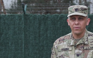 Lt. Col. Jose Medina 55th Quartermaster Mobile Kitchen Interview