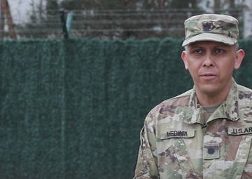 Lt. Col. Jose Medina 55th Quartermaster Mobile Kitchen Interview