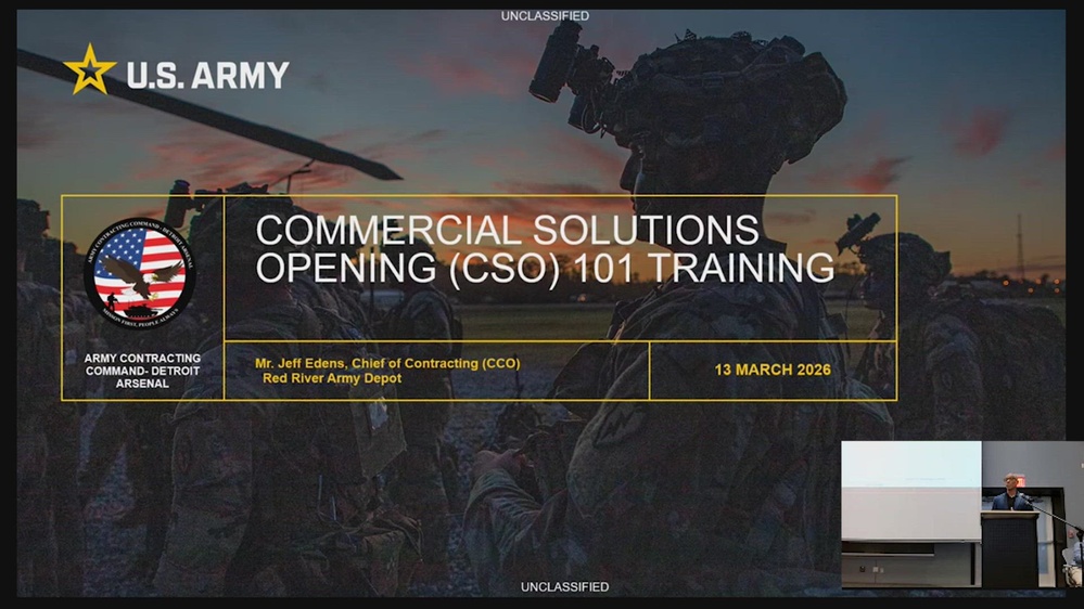DVIDS - Video - ACC-DTA CSO 101 Training Video