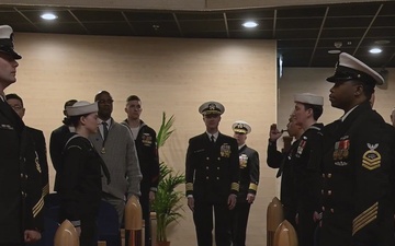 (B-Roll) NCTS Naples Change of Command