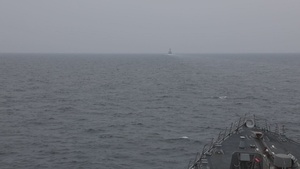 USS John Finn and USS Spruance Sail during Operation Epic Fury