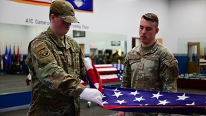 Dover AFB Honor Guard: Initial training B-Roll
