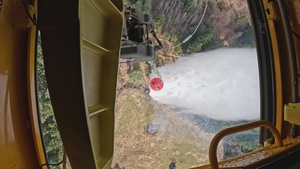 12CAB Conducts USAG Bavaria Aerial Fire Fighting Training