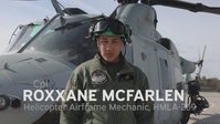 From enlisted to officer: U.S. Marine Corps Cpl. Roxxane Mcfarlen pursues a new career path