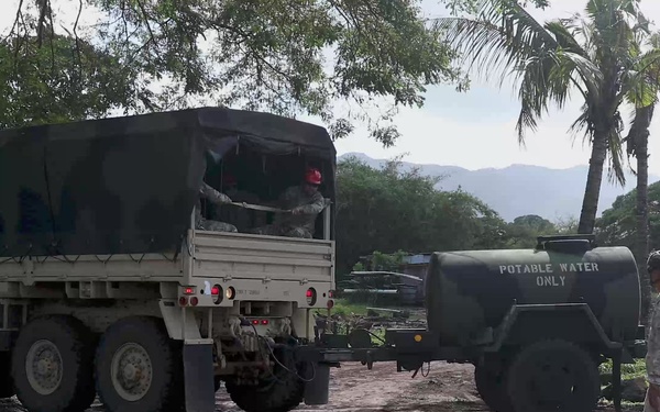 Hawaii National Guard assists Waialua residents with debris removal, water distribution