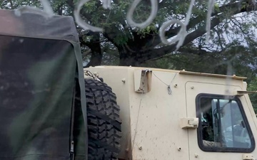 Hawaii National Guard assists Waialua residents with debris removal, water distribution