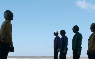 Guatemalan Distinguished Visitors Tour the USS Nimitz