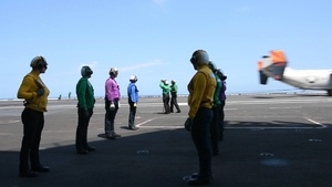USS Nimitz Host Salvadoran Distinguished Visitors