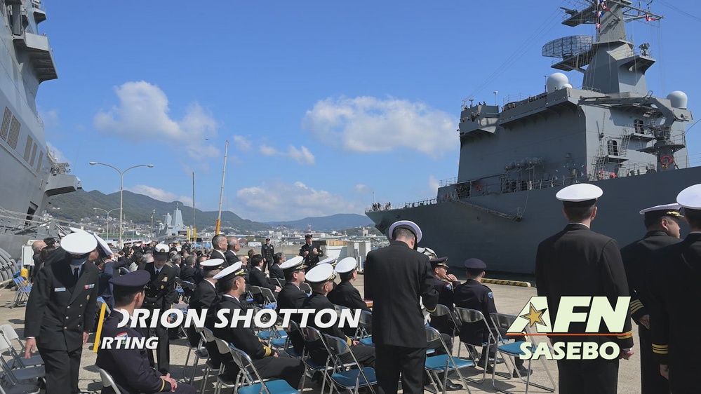 DVIDS - Video - JMSDF Amphibious and Mine Warfare Group Ceremony