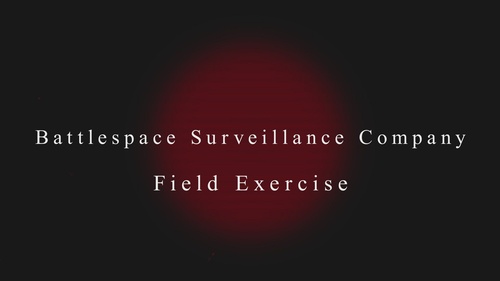 1st Intel's Battlespace Surveillance Company completes field exercise