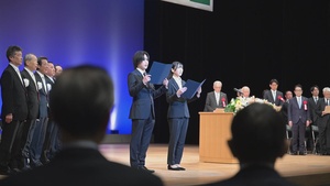 Marine Corps Air Station Iwakuni Leadership Attends Iwakuni City 20th Anniversary Ceremony, 2026 (B-Roll)