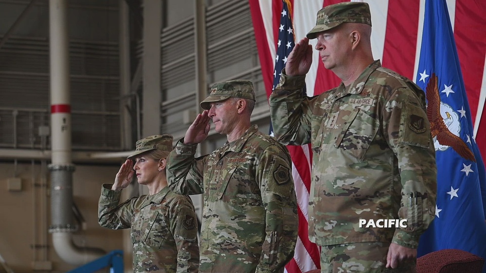 DVIDS - Video - U.S. 5th Air Force conducts historic Change of Command