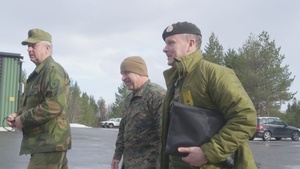 CORE26 | 2nd MARDIV Commanding General Visits Pre-Positioning Cave in Norway
