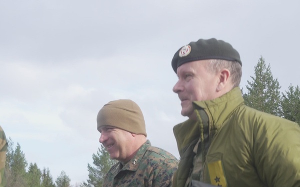 CORE26 | 2nd MARDIV Commanding General Visits Pre-Positioning Cave in Norway