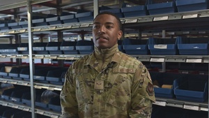 86th LRS Airman Highlights Aircraft Part Store Operations