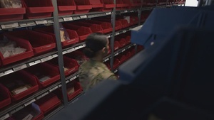 86th LRS Airman Highlights Aircraft Part Store Operations