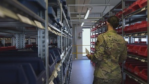86th LRS Airman Highlights Aircraft Part Store Operations