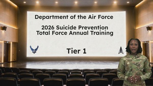 2026 Suicide Prevention (SP) TFAT Facilitator‑led Video – Tier 1
