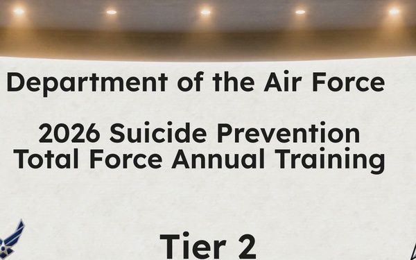 2026 Suicide Prevention (SP) TFAT Facilitator led Video – Tier 2