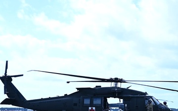 B-roll of U.S. Air Force Airmen, assigned to 146th Aeromedical Evacuation Squadron, California Air National Guard, practicing carrying a litter during exercise Sentry South 26-2, Gulfport, Mississippi, Feb. 25, 2026.