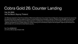 Exercise Cobra Gold 2026 Counterlanding