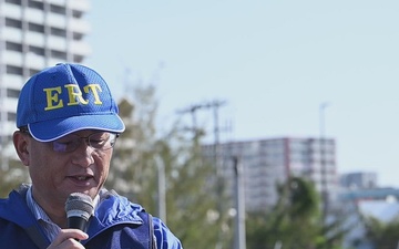 Aircraft Fire Response Exercise on Camp Kinser