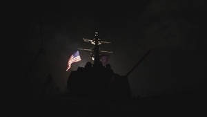 USS Pinckney (DDG 91) fires TLAM