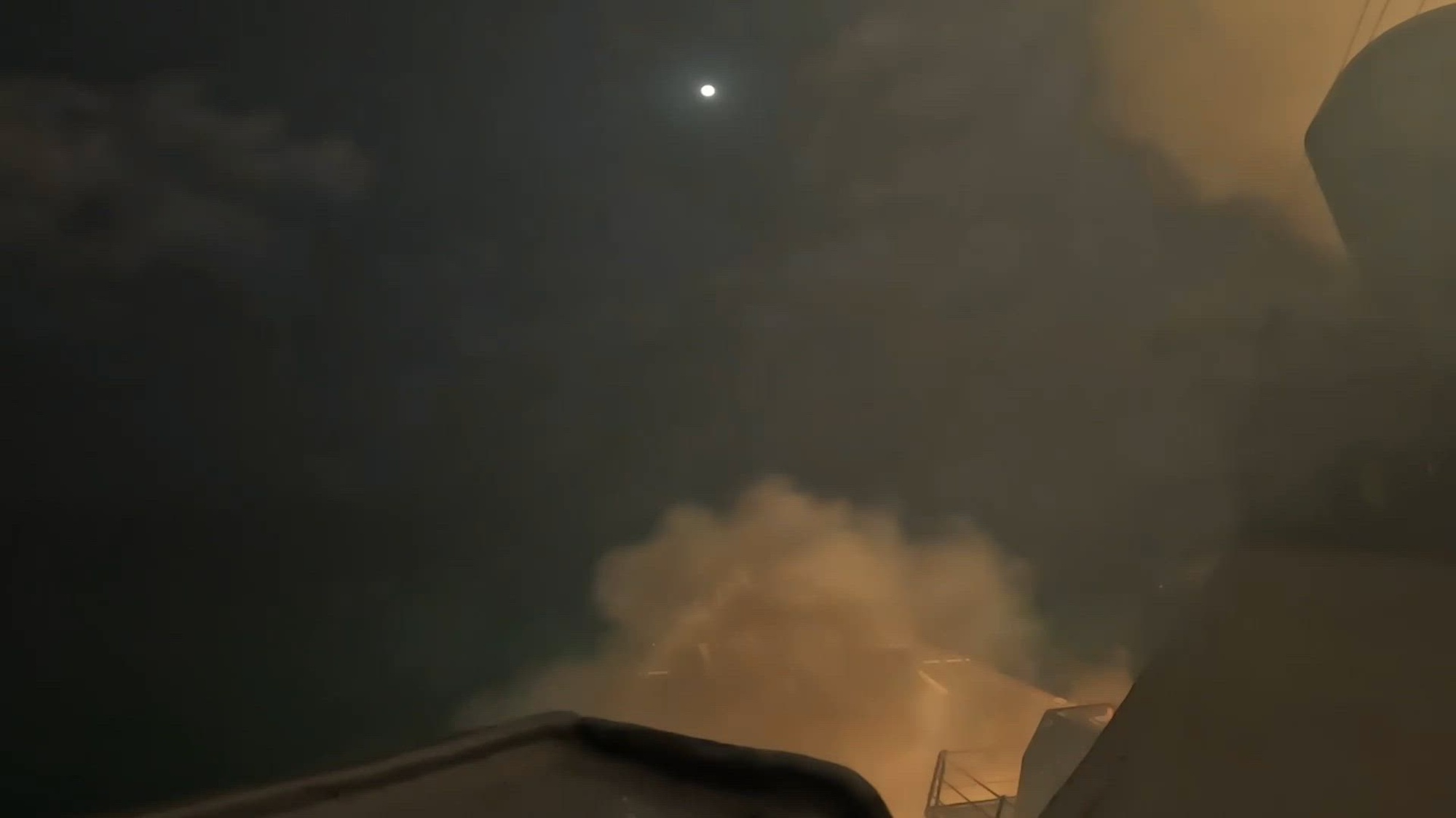 Arleigh Burke-class guided-missile destroyer USS Spruance (DDG 111) fires a Tomahawk Land Attack Missile (TLAM) during operations in the U.S. Central Command area of responsibility, Mar. 2, 2026.  (U.S. Navy Video)
