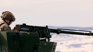 B-Roll: 173rd Airborne Brigade execute a mounted weapons training in Romania