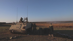 Mortar fire operations during Sentry South 26-2