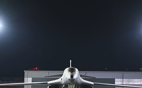 U.S. B-1 bombers take off to support Operation Epic Fury