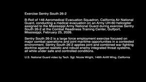 146 AES Medevac on U.S. Army UH-60 Blackhawk