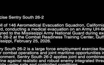 146 AES Medevac on U.S. Army UH-60 Blackhawk