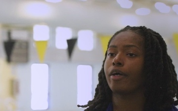 Army Recovery Care Program members talk Army Trials at swimming competition