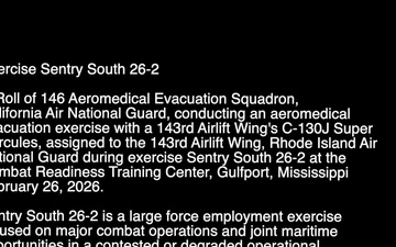 146 AES in C-130H medevac