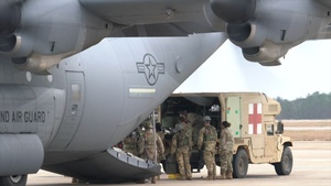 146 AES in C-130H medevac