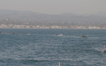 B-Roll: 11th MEU Marines, Sailors Conduct Well-Deck Operations Aboard USS Comstock
