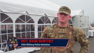 Joint Task Force Magnolia - Sgt. John Smithey Meal Delivery Interview