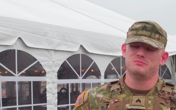 Joint Task Force Magnolia - Sgt. John Smithey Meal Delivery Interview