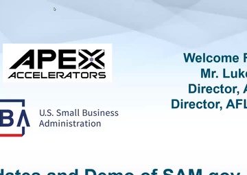 Sam Gov Updates Training and SBQA Opportunities for MOSBs