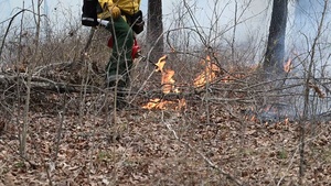 LRAFB conducts on-base prescribed burn