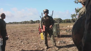 U.S. Marines with MWSS-271 refuel AH-1Z vipers with HMLA-269
