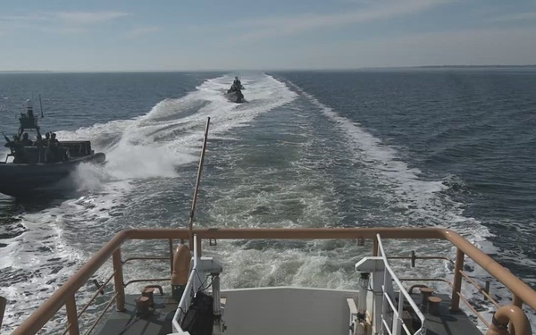 Coast Guard MSRT-E boat raids and live fire at Atlantic waterways