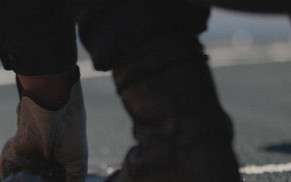B-Roll: 11th MEU Marines, Sailors Conduct Flight Deck Operations Aboard USS Comstock