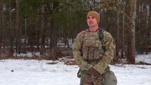 Staff Sgt. Ryen O’Donnell discusses company STX lanes at BPTA