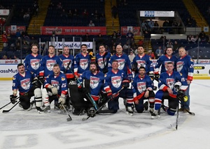 104th Fighter Wing hockey team competes in Battle of the Bases with rival 103rd Airlift Wing