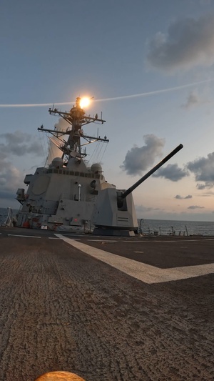 USS Bainbridge (DDG-96) supports Operation Epic Fury
