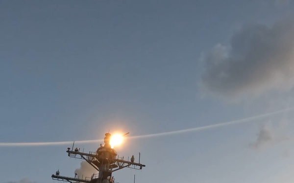 USS Bainbridge (DDG-96) supports Operation Epic Fury